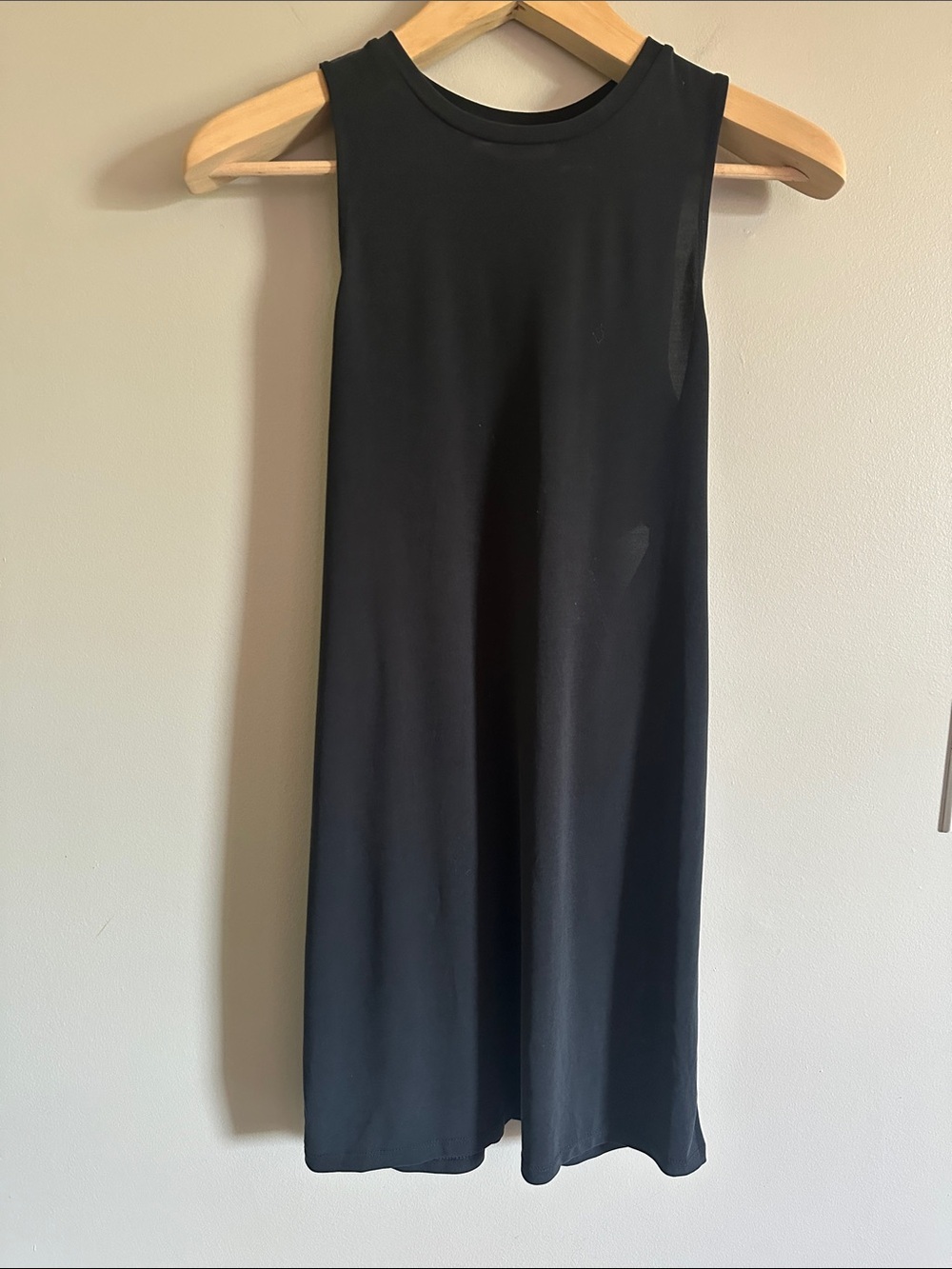 Double Zero Black Sleeveless Mini Dress